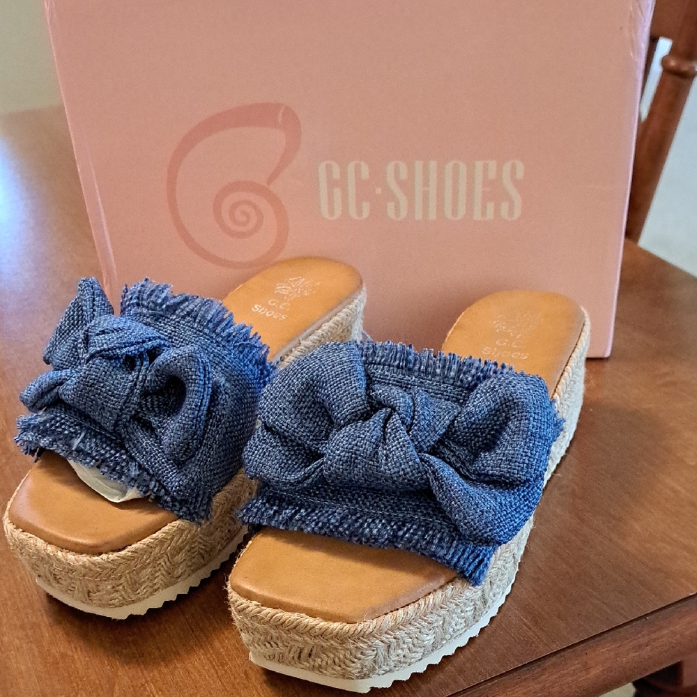 CCShoes Trina Denium Sandal 6.5